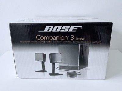 Bose Companion 3 Series 2 Multimedia Speaker System - PC TV Computer - BRANDNEU