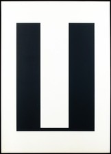 Concrete Art, 1975. Screenprint Klaus Steinmann (* 1939 D) autographed