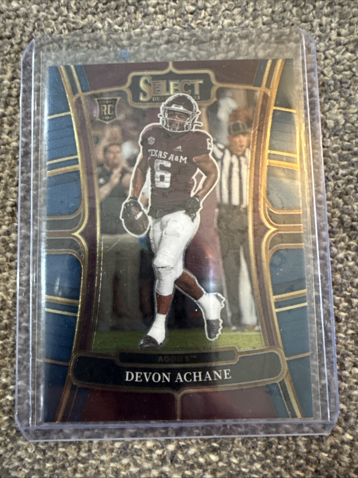 2023 Panini Select Draft Picks - Concourse De'Von Achane #20 Blue (RC)