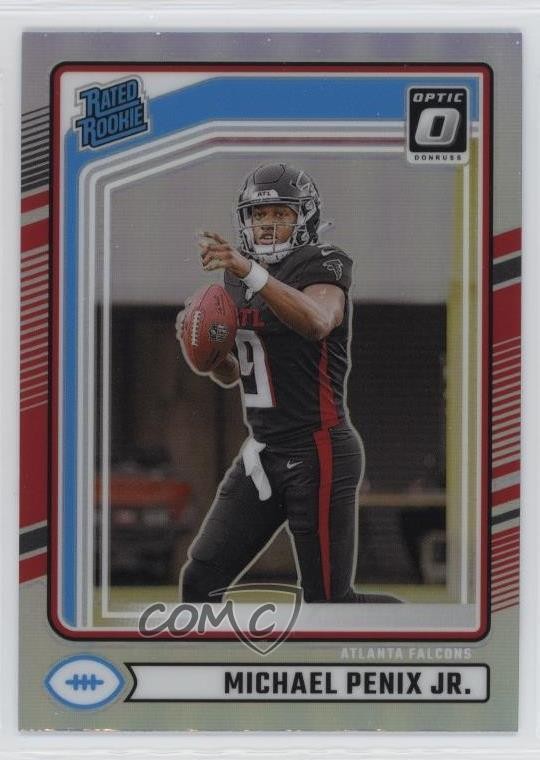 2024 Panini Donruss Optic Preview Holo Prizm Michael Penix Jr Rookie RC