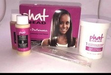 Phat Head Conditioning Cream Relaxer Salon Performance Super Straightening Kit