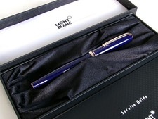 Montblanc Generation Fountain Pen 14K F Nib Blue GT