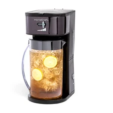 3-Quart Iced Coffee and Tea Maker with Filter Basket, Flavor Enhancer, Adjust...