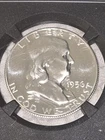 1956 Type 1 Franklin Half Dollar 50C NGC Proof PF68 fine silver coin collectible