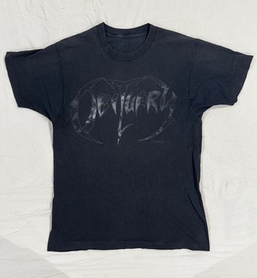 SEHR SELTENES VINTAGE NACHRUF T-SHIRT 1994 BLUE GRAPE MERCH NO TAG BLACK TAMPA