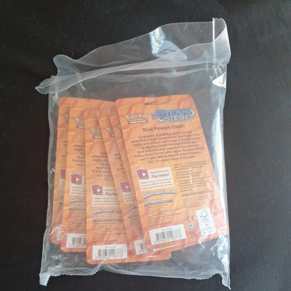 Pokemon TCG XY Steam Siege 2016 Blister Pack Lucario & Floette Bolsa de Varejista RARA - Imagem 2 de 4