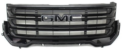 OEM Upper Grille For GMC Acadia Gloss Black with Black Emblem