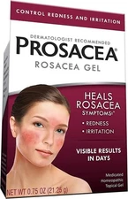Prosacea GEL Rosacea Treatment Homeopathic Gel Sulphur .75 oz Fast Shipping