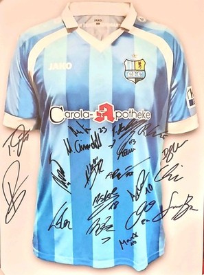 SIGNIERTES GROSSES CHEMNITZER FC ,  FOTO / BILD , SIGNIERT TEAM 25 / 26 , MÄNNER
