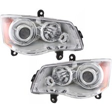 Hid Headlight Set For 2008-2016 Chrysler Town Country Left Right Pair