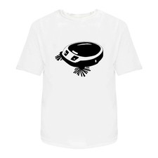 'Robotic Vacuum Cleaner' Unisex T-Shirt - 100% Cotton (S-XXL) (TA054047)