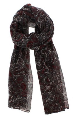 Zac's Alter Ego  langer leichter Damen Vintage Paisley Print Oversized Schal