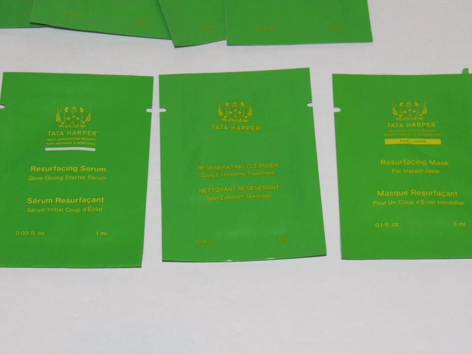 8 塔塔哈珀套装再生洁面乳面膜和精华 0.66 盎司总计 — 第 2/2 张图片