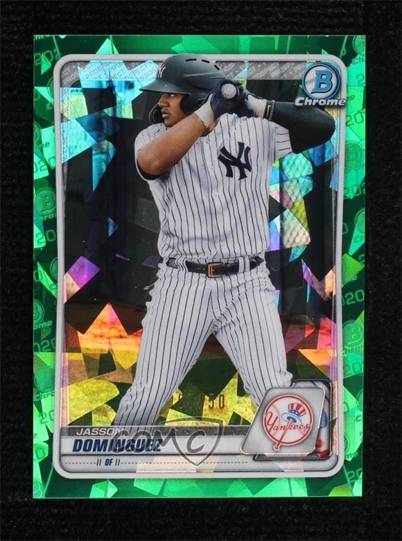 2020 Bowman Chrome Draft Sapphire Edition Green 7/50 Jasson Dominguez 0us5