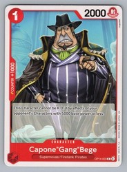 Capone 'Gang' Bege - The Azure Sea's Seven #OP14-003