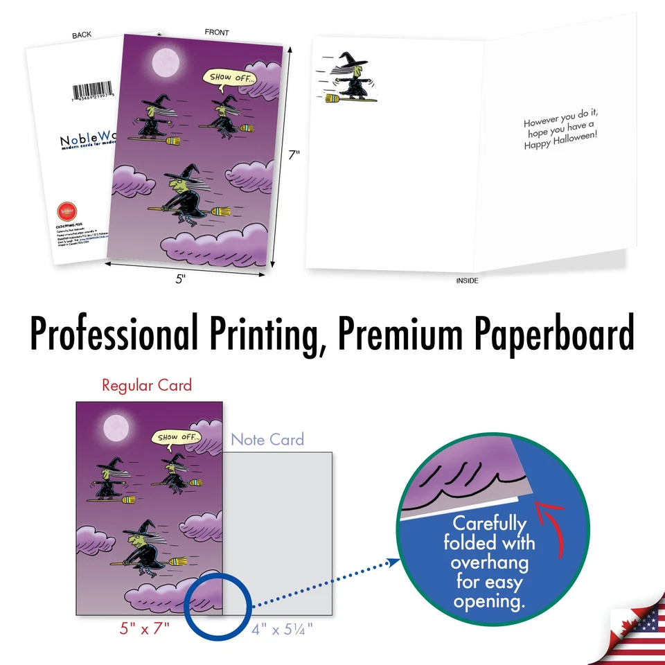 36 tarjetas de felicitación divertidas de Halloween surtidas con sobre (1 cada una) mezcla de monstruos Foto 2 de 4