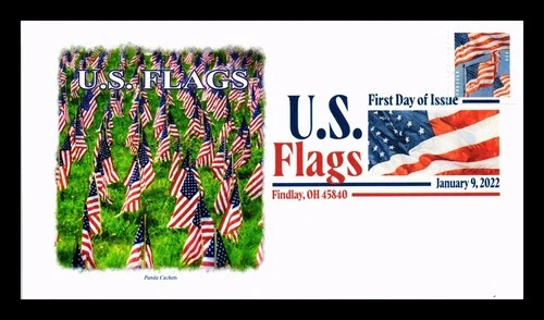 US COVER PANDA CACHETS PICTORIAL CANCEL FIRST DAY OF ISSUE U.S. FLAGS