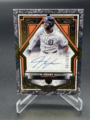 2025 Topps Tier One Justyn-Henry Malloy /199 RC Rookie Auto Autograph