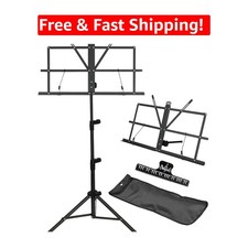 Ultra-Lightweight Music Stand with Carrying Bag - Perfect for Young Musicians