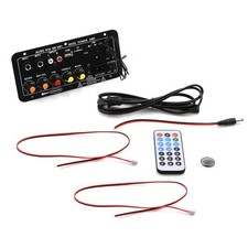 1set Audio Amplifier Board Built-in Bluetooth 5.0 FM Radio Dual Microphone Setup