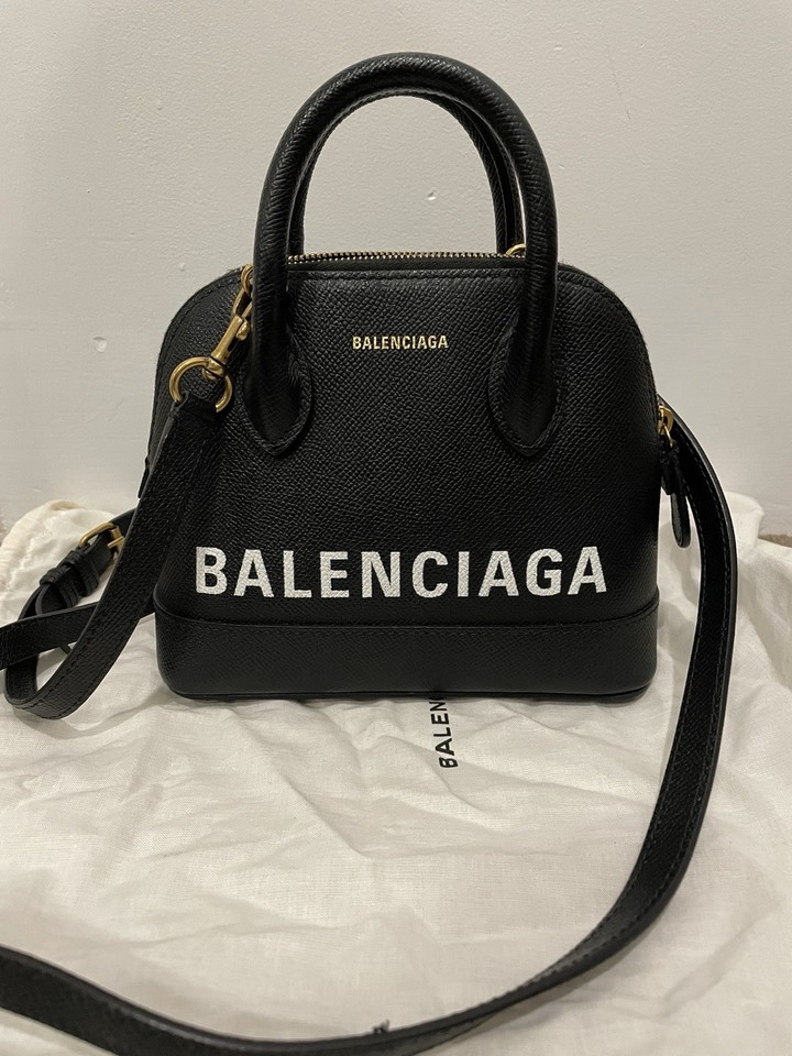 BALENCIAGA Ville XXS Top Handle Bag Black