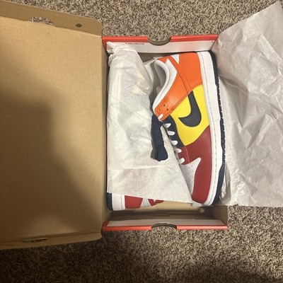 Nike Dunk Low JP QS Midnight Navy Varsity Maize IB2051-400 Size 9.5