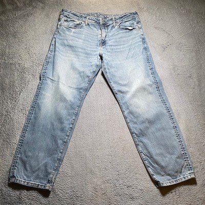 AMERICAN EAGLE Jeans Herren W36 L30 blau Airflex+ Athletic Fit Denim Freizeit