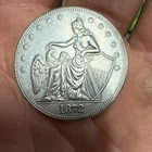1872 Seated Liberty Half Dollar Silver 50C Coin Circulated Uncertified US Coin
