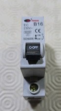 Lewdens  CGD B16 Amp MCB Circuit Breaker Bs60898 6kA Trip Switch Fuse pre owned 