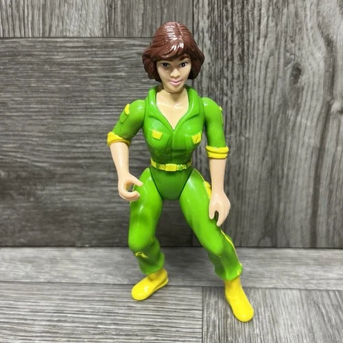 Vintage 1988 April O'Neil News Van Green Figure ONLY TMNT Teenage Mutant Turtles