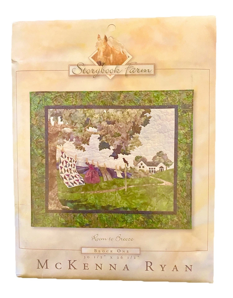 Storybook Farm McKenna Ryan 被子图案块 1-8 未使用 未切割 阅读 完整 — 第 2/4 张图片
