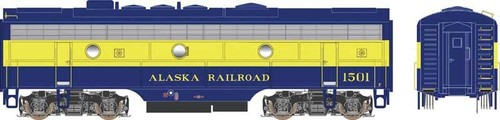 Bowser 24706 HO EMD F3B con LokSound y DCC Alaska Railroad #1501 (esquema McKinley, | Zustand: New