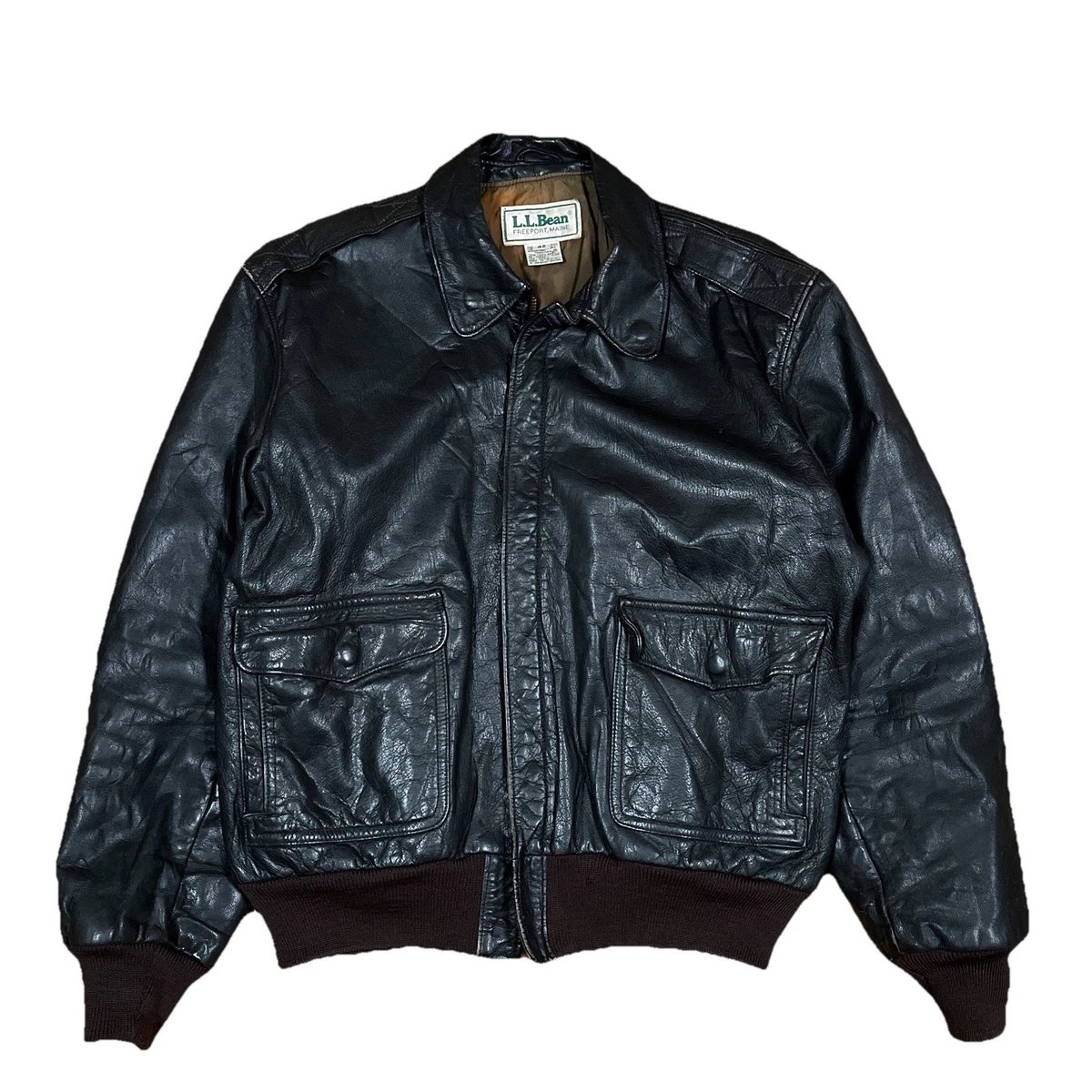 L.L. Bean Regular Leather Outer Shell Coats, Jackets & Vests for