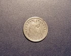 VG details 1854-P Arrows Seated Liberty Half Dime