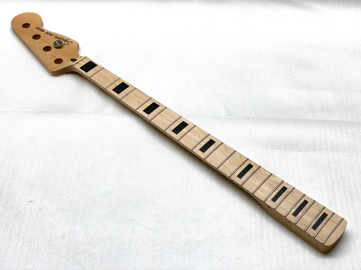 Genuine Fender Squier Jazz J BASS 70's BLOCK INLAY NECK Affinity