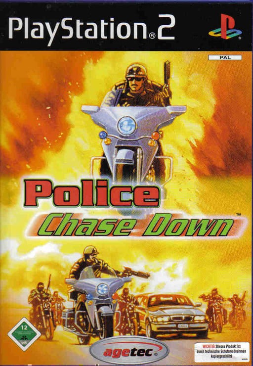 Jeu de poursuite police chase down avec rampe de lancement pour garçon