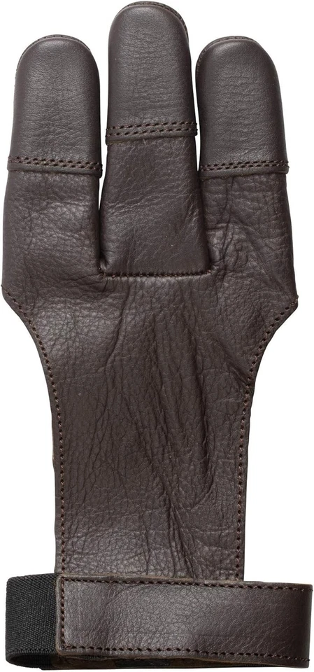 Archery Glove Leather Ambidextrous Shooting Glove for Adults Extra Large - Image 3 of 3