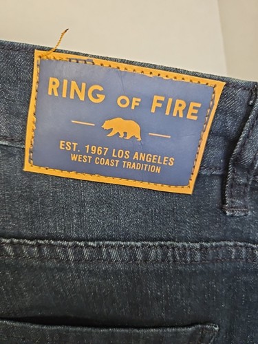 RING OF FIRE Men's Edge Slim Fit Jeans 5-Pocket Size W31 x L30 - Picture 6 of 10