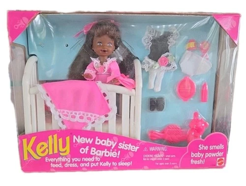 Vintage NIB Kelly AA Sister of Barbie 1994 Bedtime Fun Giftset Mattel 13256