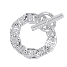 HERMES Chaine d'Ancre Bracelet 9 frames Size TGM SV925
