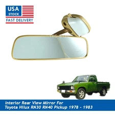 Rear View Mirror Car Interior For Toyota Hilux RN30 N30 Pickup 1979 - 1983