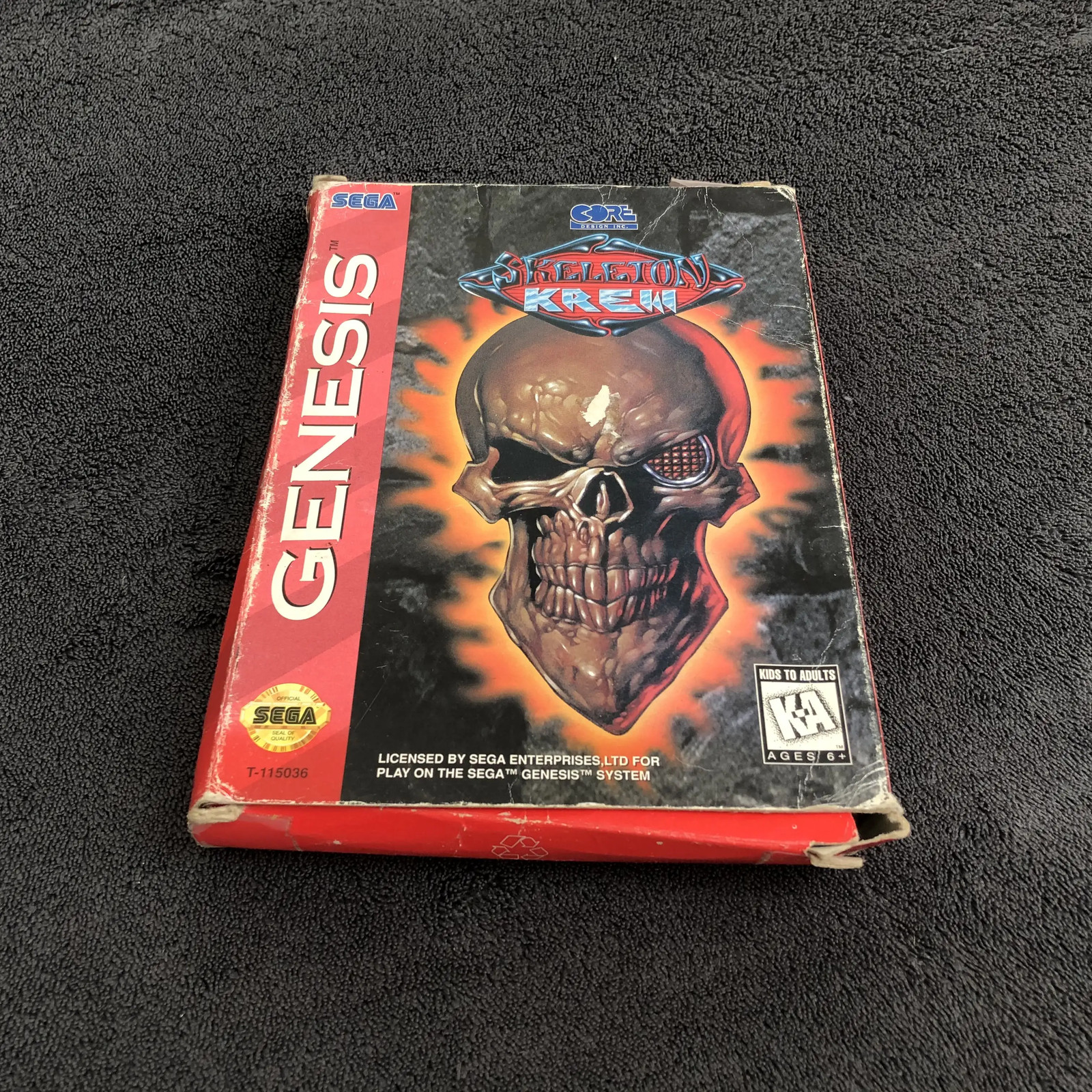 SEGA Megadrive Skeleton Krew USA Bon état