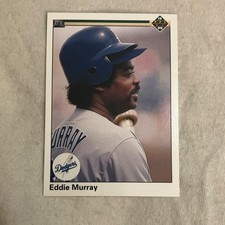 Upper Deck 1990 Eddie Murray Los Angeles Dodgers card #277 Base Set