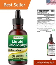 Liquid Chlorophyll Drops - 50 mg - 120 Servings Per Glass Bottle - 2 FL OZ
