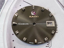 Nos Original Dial for Rado Cosmic Black Dial Automatic 29mm Gents