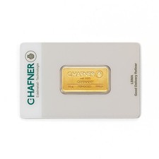 10g Fine Gold Bar 999.9 - C. Hafner - Certified & Sealed 4612.99 per troy oz