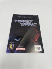 Perfect Dark Instruction Manual Nintendo 64, N64