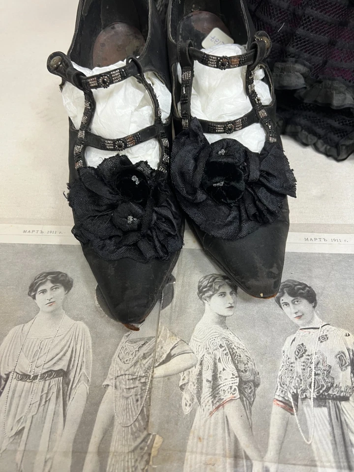 Винтажная женская деловая обувь. Европейский, около 1910-1920. - Изображение 2 из 4