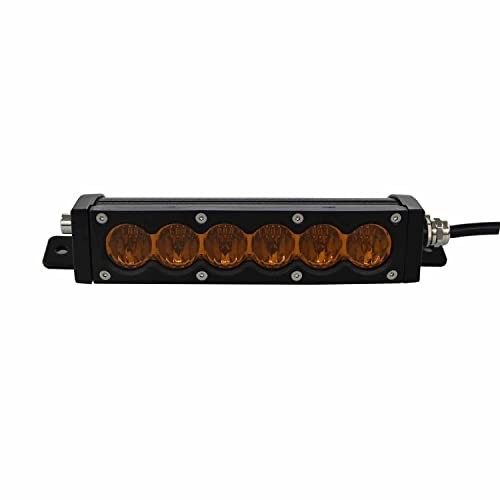 AngelMa Series 7inch Led Light Bar Amber Single Row Driving Working Offroad - Picture 5 of 8