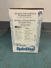 LaMotte Spin Disks,Chlorine/Bromine Plus Borate &Salt 100Spin Disks 4330-J 12/25